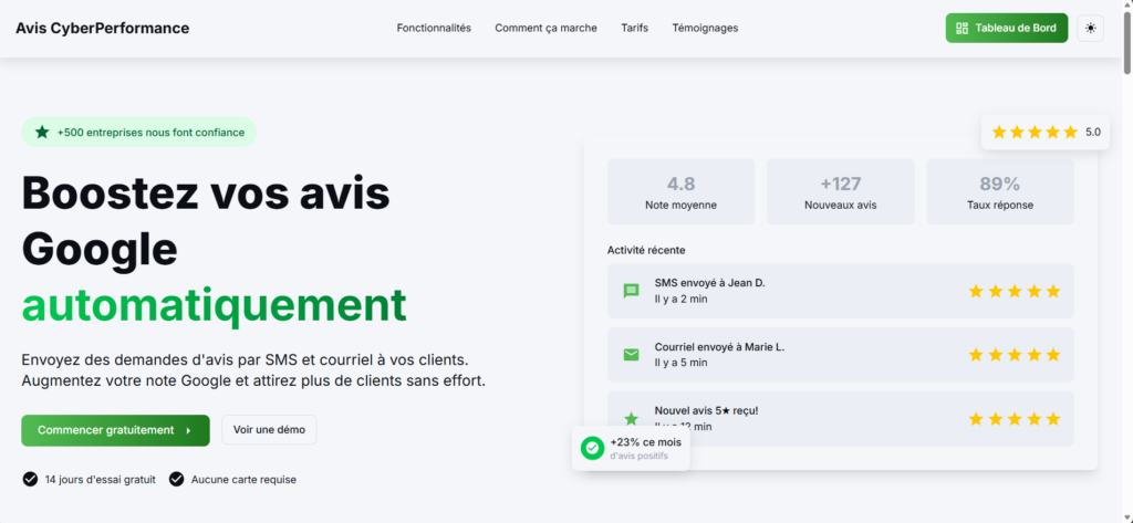 Avis CyberPerformance